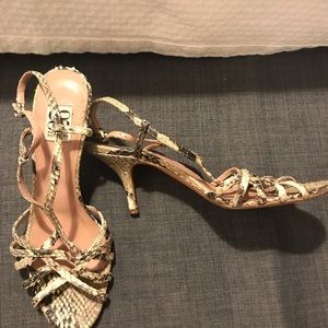 Barneys CO-OP snakeskin sandals